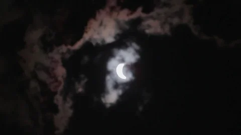 Eclipse shake 1 - COLORED Stock Footage 84157241