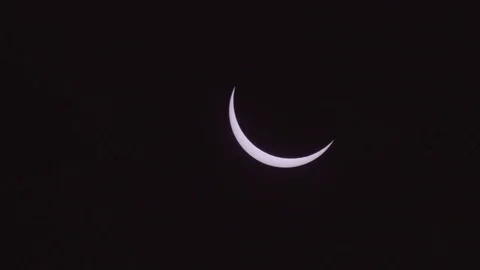 Eclipse sliver Stock Footage 83185924