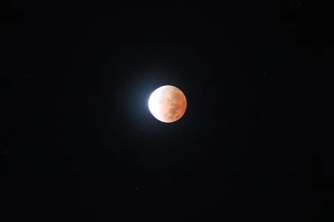 Eclipse with stars Stock Photos
