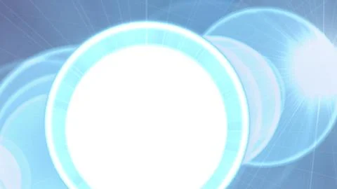 Eclipse Style Lens Glow Stock Illustration
