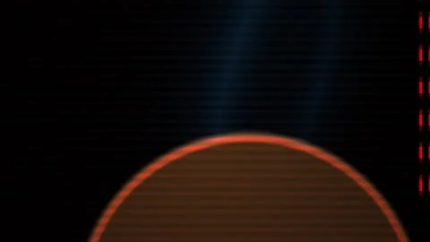 Eclipse Sun Dark Background. Stock Footage 335512315