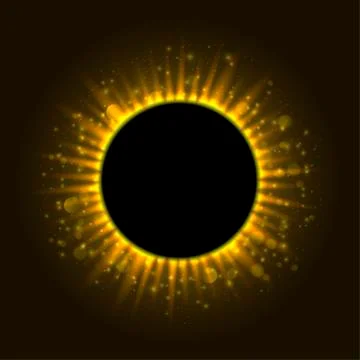 Eclipse of the sun Stock Illustration