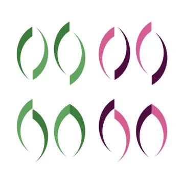 Eclipse Swoosh Logo Template Illustration Design. Vector EPS 10. Stock Illustration