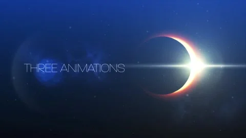 Eclipse Titles Stock After Effects