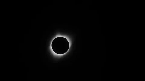 Eclipse at totality Stock Footage 79134107