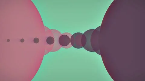 Eclipse transition illustration Illustrazione stock