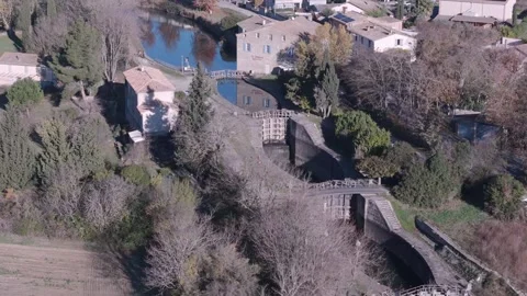 Ecluses Trèbes Video stock 327732445