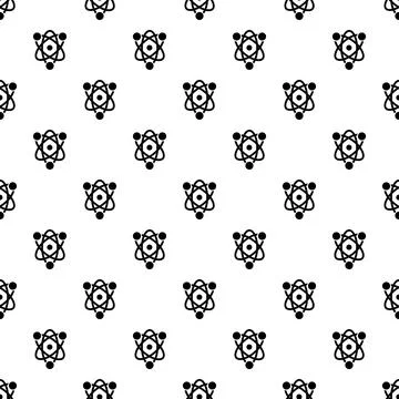 Eco atom pattern seamless vector イラスト素材
