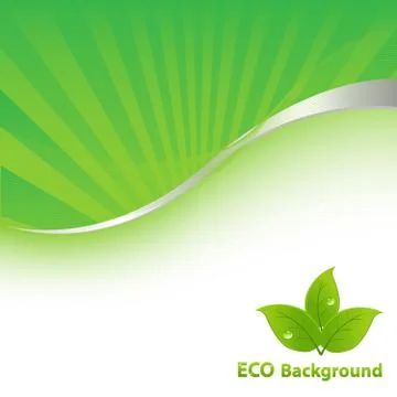 Eco background Stock Illustration