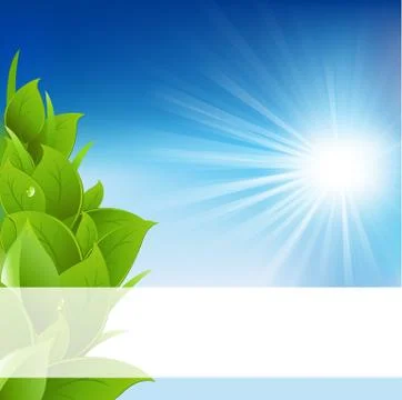 Eco background Stock Illustration