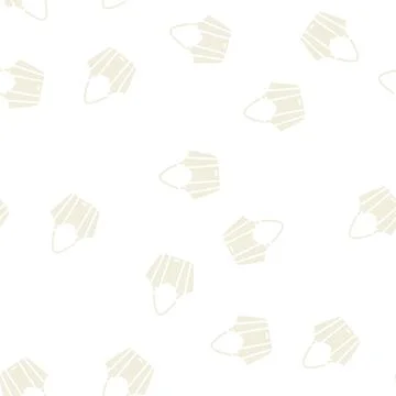 Eco bag glyph seamless pattern Illustrazione stock