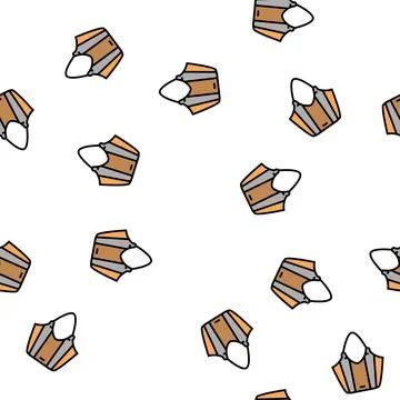 Eco bag vector seamless pattern 库存插图