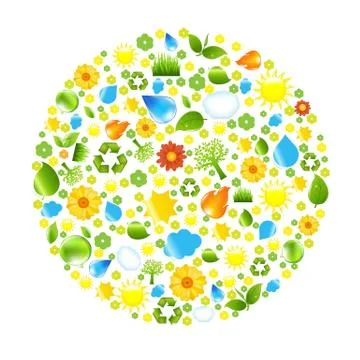 Eco Ball Stock Illustration