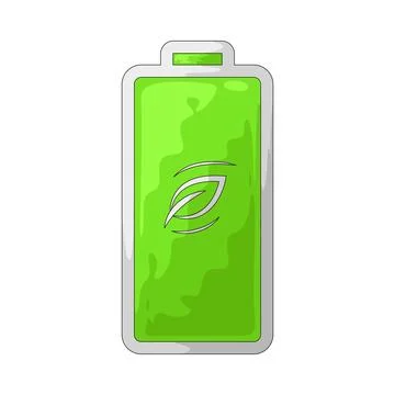 Eco battery illustration Stock Illustration