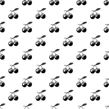 Eco berry pattern seamless Illustrazione stock