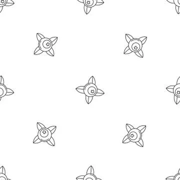 Eco berry pattern seamless vector Stock Illustration