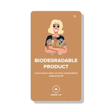 Eco biodegradable product vector Stock-Illustration