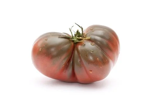 Eco black tomato Stock Photos