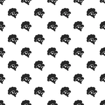 Eco broccoli pattern seamless Illustrazione stock