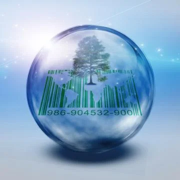Eco bubble Stock Illustration