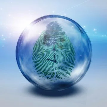 Eco bubble Stock Illustration