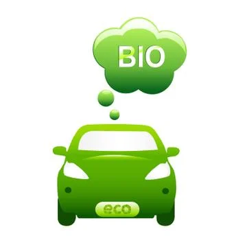 Eco car Stock Illustration