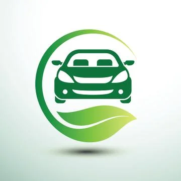 Eco car Stock Illustration