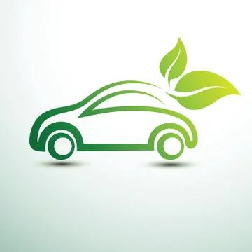 Eco car Stock Illustration