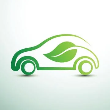 Eco car Stock Illustration