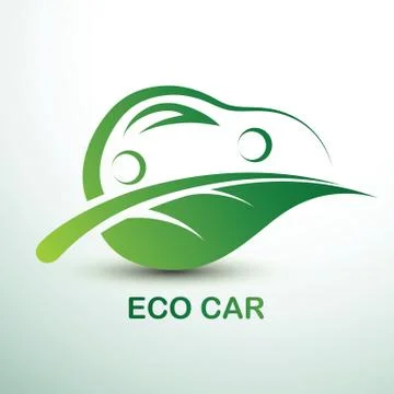 Eco car Stock Illustration