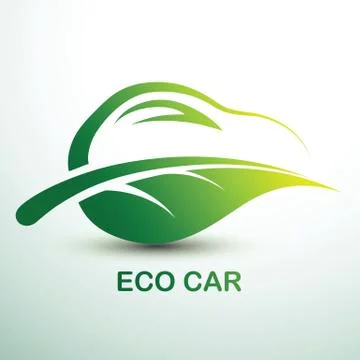 Eco car Stock Illustration