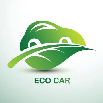 Eco car Stock Illustration