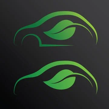 Eco car Stock Illustration