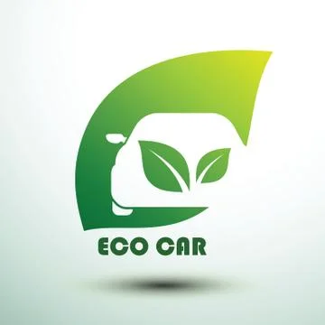 Eco car Stock Illustration