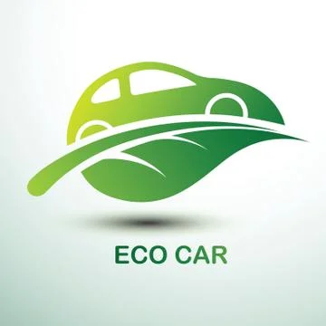 Eco car Stock Illustration