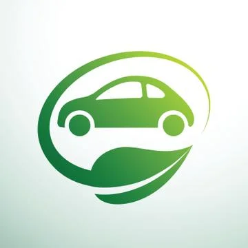 Eco car Stock Illustration