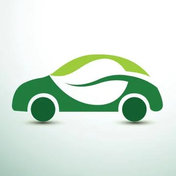 Eco car Stock Illustration