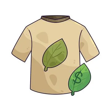 Eco clothes illustration イラスト素材