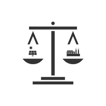 Eco concept icon flat Stock Illustration