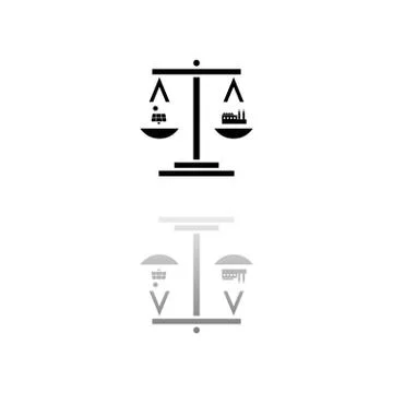 Eco concept icon flat Stock Illustration