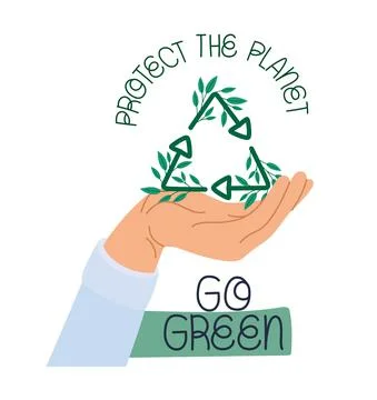 Eco conscience image Stock Illustration