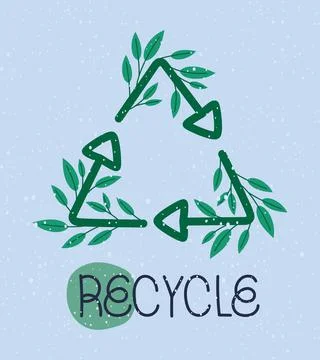 Eco conscience poster Stock Illustration