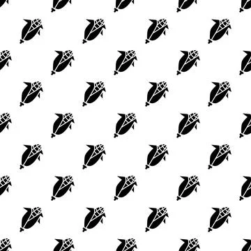 Eco corn pattern seamless vector イラスト素材