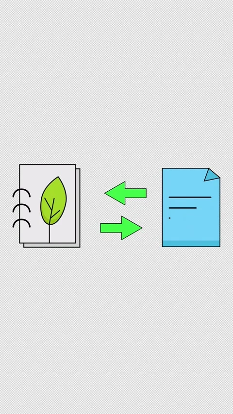 Eco Data Transfer Technology Animation Video stock 346567130