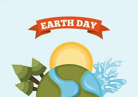 Eco design over blue background vector illustration 스톡 일러스트