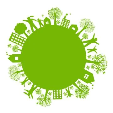 Eco earth Stock Illustration