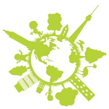 Eco earth Stock Illustration