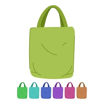Eco ecobag vector cartoon graphic Stock Illustration