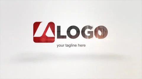 Eco Elegant Logo Animation After Effects stock
