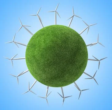 Eco energy Stock Illustration